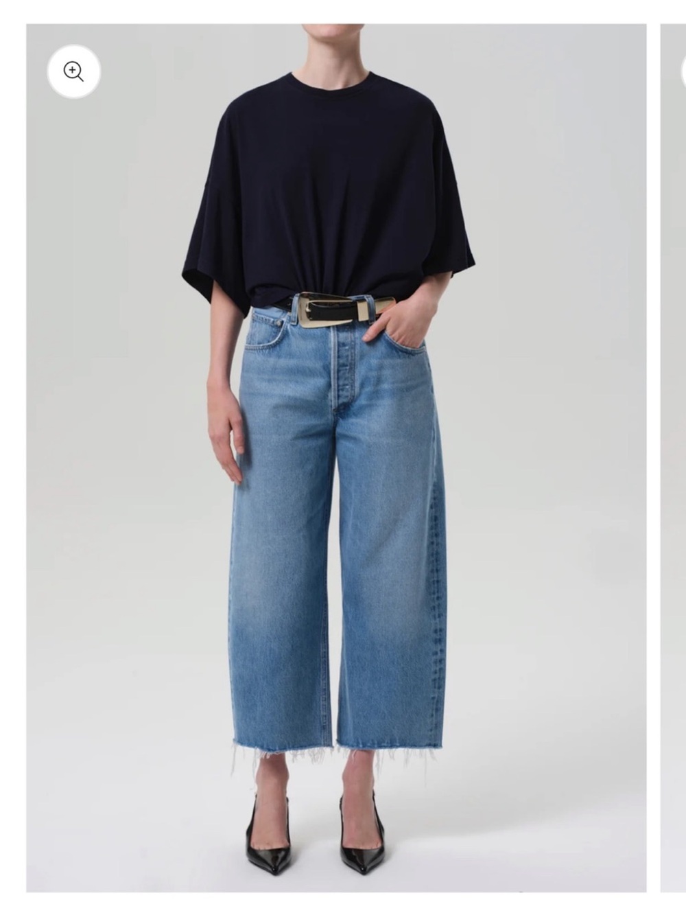 Citizens Of Humanity Ayla Crop - Telegraph Wash Size 29 - NWT